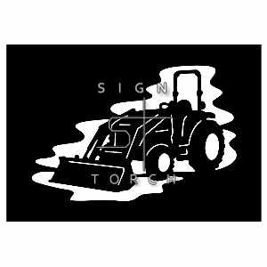 Tractor Signtorch Dxf Svg Cnc Plasma Router Laser Art