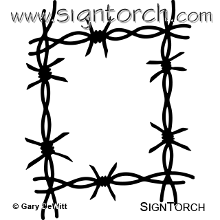 (image for) Barbed Wire 005 =