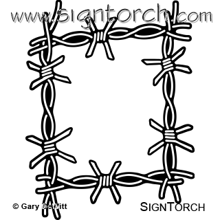 (image for) Barbed Wire 006 =