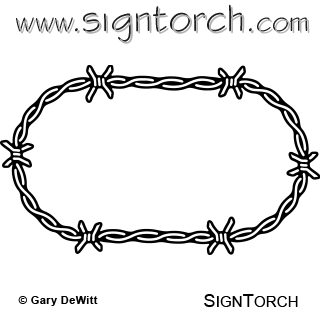 (image for) Barbed Wire 028 =