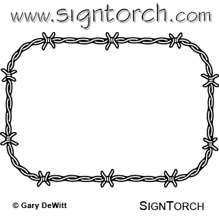 (image for) Barbed Wire 029 =