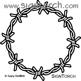 (image for) Barbed Wire 033 =