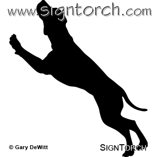 Coon Dog 003 _ : SignTorch, DXF SVG CNC Plasma Router Laser Art