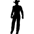 (image for) Cowboy Standing 002 =