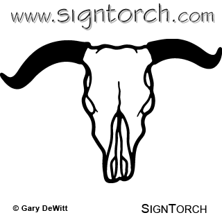 (image for) Cow Skull 007 =