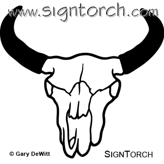 (image for) Cow Skull 008 =