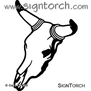 (image for) Cow Skull 009 =