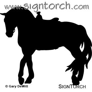 (image for) Horse Saddled 027 =