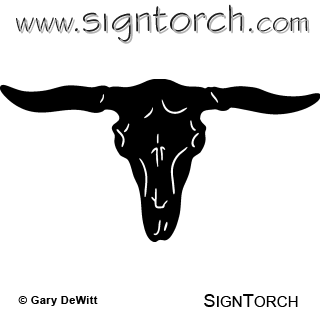 (image for) Longhorn Skull 002 =