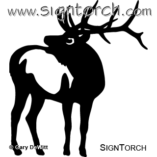 (image for) Bull Elk 007 =