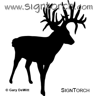 Deer 051 = DXF SVG CNC Art Cut Files for CNC Plasma Cutter, Router ...