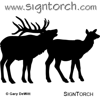 (image for) Elk Family 004 =