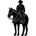 (image for) Cowboy On Horse =