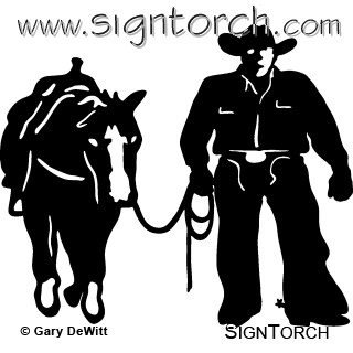 (image for) Cowboy Horse 001 =