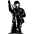 (image for) Soldier Praying 004 =
