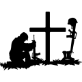 (image for) Soldier Praying 013 =
