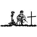 (image for) Soldier Praying 015 =