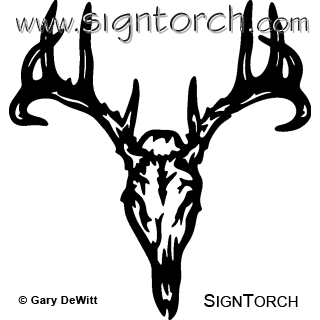 Tribal Deer = : SignTorch, DXF SVG CNC Plasma Router Laser Art