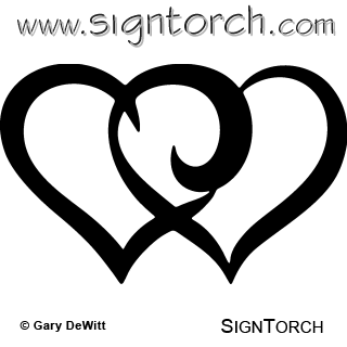 signtorch clipart heart