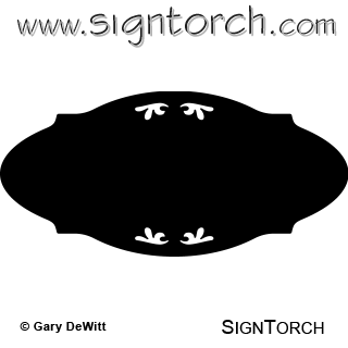 (image for) Oval Sign