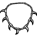(image for) Bear Claw Necklace =