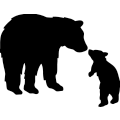 (image for) Bear With Cub 002 -
