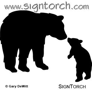 (image for) Bear With Cub 002 -