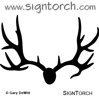 (image for) Deer Horns 296 _