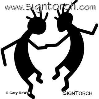 (image for) Kokopelli Dancing 259 _