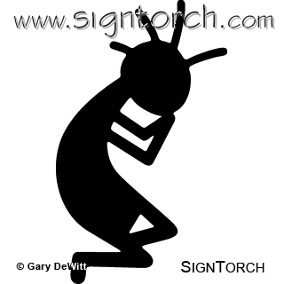 (image for) Kokopelli Praying 258 =