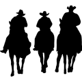 (image for) Cowboys Horses 013 ! =