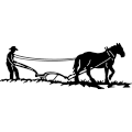 (image for) Farmer Plowing 355 ~
