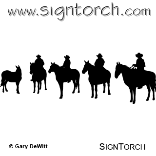 (image for) Cowboys Horses 017 ! =