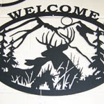 (image for) Deer Welcome Sign