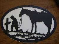 (image for) Cowboy Prayer Oval