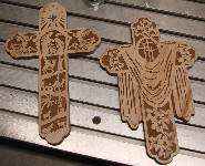 (image for) Two Wood Crosses