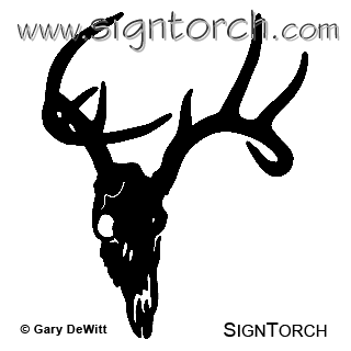 (image for) Deer Skull 4 =