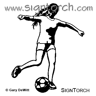 (image for) Soccer Girl 23 =