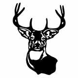 (image for) Buck Mule Deer cnc art sample