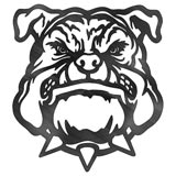 (image for) Bulldog cnc art sample