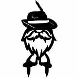 (image for) gnome_hats gnome fedora  stake