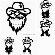 (image for) gnome_hats gnome cowboy