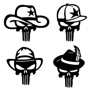 (image for) Punisher Hats All