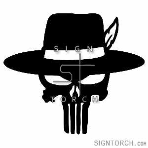 (image for) Punisher Boater Hat