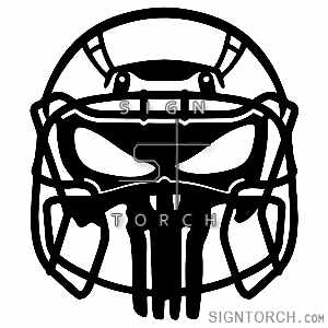 (image for) Punisher Football Hat