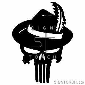 (image for) Punisher Panama Hat