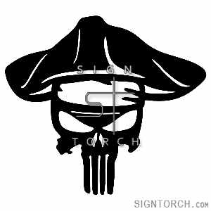 (image for) Punisher Pirate2 Hat