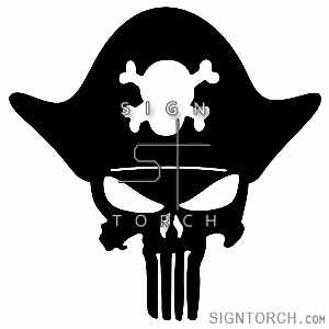 (image for) Punisher Pirate Hat