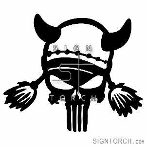 (image for) Punisher Viking Hat