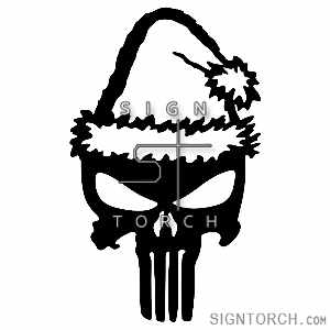 (image for) Punisher Xmas Hat